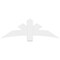 Ekena Millwork Alberta Architectural Grade PVC Gable Bracket, 60"W x 20"H x 2"D x 6"F, 8/12 Pitch GBP060X20X0206ALB00 - alternate 4